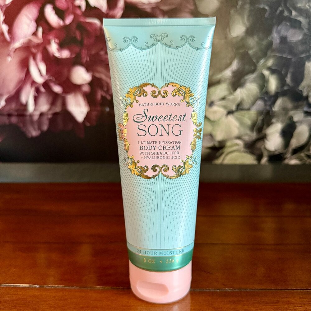 NEW SWEETEST SONG Body Cream Full Size 8oz Bath & Body Works